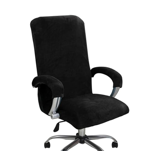 Maschinenwaschbarer silberfarbener Fleece-Stuhlbezug, dehnbar, staubdicht, Designs für Heimkino, Möbel, elastische Stuhlhussen für Zuhause von CHIZISX