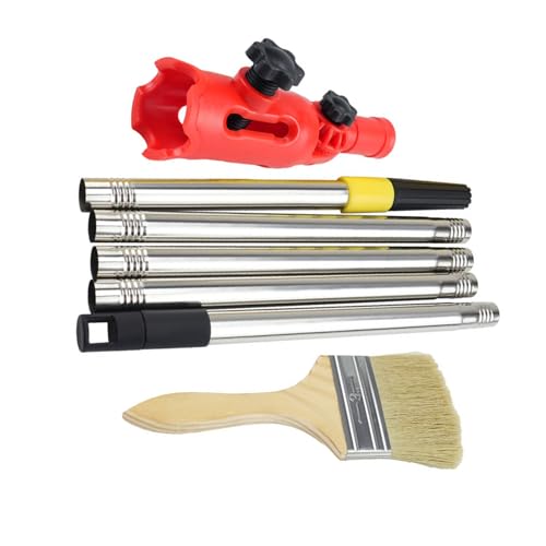 MultiAngle Paint Brush Extender with Rotating Head Edger Tool Extension Poles Attachment Holder with Brush MultiAngle Portable Paint Roller Extension Clamping Tool von CHIZISX