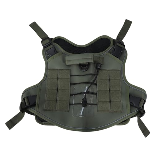 Multifunktionale Hundeweste, verstellbares Brustgeschirr mit Schnellverschluss-Schnallen für große Rassen, Outdoor-Aktivitäten, reflektierende Weste für große Hunde Multifunktionale Hundeweste, verstellbares Brustgeschirr mit Schnellverschluss-Schnallen für große Rassen, Outdoor-Aktivitäten, reflektierende Weste für große Hunde von CHIZISX