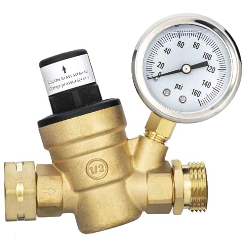 Reduzierknopf Des Wasserdruckreglers Einstellbar Mit Messgerät 160psi Und Einlass Screening Filtern Wasserreduzierventile Mit Messgerät Reduzierknopf Des Wasserdruckreglers Einstellbar Mit Messgerät 160psi Und Einlass Screening Filtern Wasserreduzierventile Mit Messgerät von CHIZISX