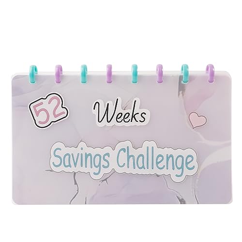 Sparbuch mit Umschlägen, 52 Wochen, Herausforderungsbuch, PVC, wasserdicht, Budgetbuchhalter, Ordner zum Sparen Sparbuch mit Umschlägen, 52 Wochen, Herausforderungsbuch, PVC, wasserdicht, Budgetbuchhalter, Ordner zum Sparen von CHIZISX