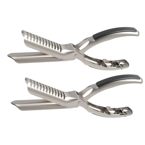 Stahlrippentrimmungsgeräte Mit Gewölbter Klemme Und Nicht Überrutscher Grip Rippenmembranentfernung Für Grillfleischvorbereitung von CHIZISX