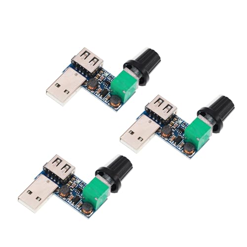 USB-Ventilator-Geschwindigkeitsregler, mühelose Anpassung für Schreibtisch und Reisen, Kühllösung, verstellbarer Ventilator-Geschwindigkeitsregler von CHIZISX