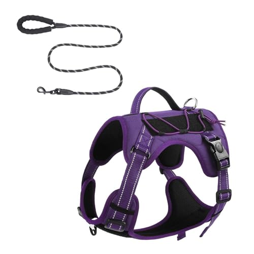 Verstellbare Trainingsweste für Hunde, bequemes Hundegeschirr für kleine bis große Hunde, multifunktionales Welpenleine-Training von CHIZISX