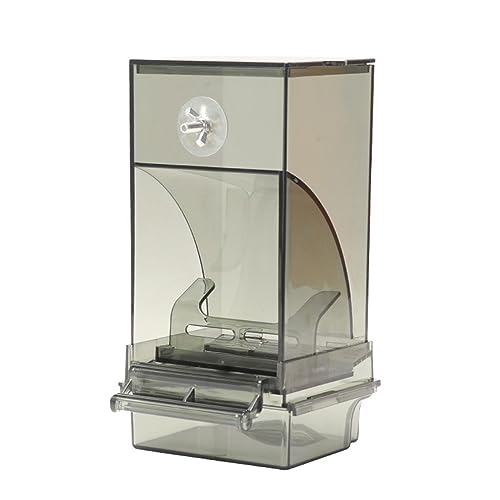Vogelfutterstation Transparent Große Kapazität Tablett Haus Haustier Schraube Design Installation Haus Automatisch Für Käfig Papageien Innen Käfig Futterspender Für Draußen Große Kapazität von CHIZISX