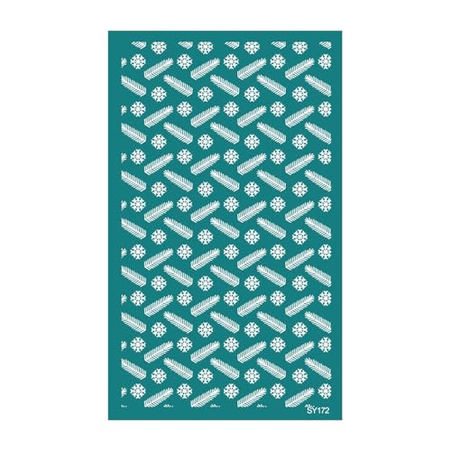 Weihnachts Seidenbildschirm Schablonen Wiederverwendbares Seidenscreen Druckschablonen Malvorlagen Für Ohrringe Schmuckdekoration Schneemann Druck Weihnachten Home Dekoration von CHIZISX
