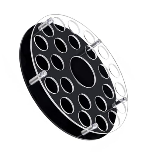 Weinregal aus Acryl mit hoher Kapazität und 25 Löchern und integriertem Flaschenschlitz, multifunktionaler Glas-Organizer Weinregal aus Acryl mit hoher Kapazität und 25 Löchern und integriertem Flaschenschlitz, multifunktionaler Glas-Organizer von CHIZISX