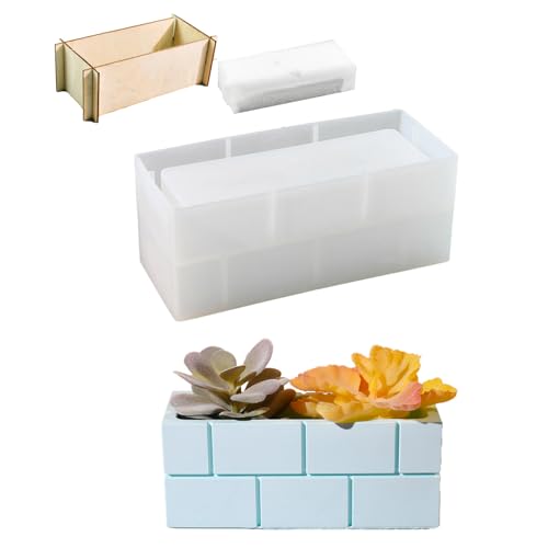 Ziegelgeschnitzte Silikonformen Für Epoxidharz Succulents Pflanzer Bleistiftbehälter Stifthalter Teelichthalter Craft Formen Ziegelgeschnitzte Silikonformen Für Epoxidharz Succulents Pflanzer Bleistiftbehälter Stifthalter Teelichthalter Craft Formen von CHIZISX