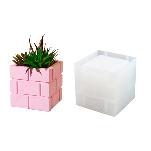 Ziegelgeschnitzte Silikonformen Für Epoxidharz Succulents Pflanzer Bleistiftbehälter Stifthalter Teelichthalter Craft Formen Ziegelgeschnitzte Silikonformen Für Epoxidharz Succulents Pflanzer Bleistiftbehälter Stifthalter Teelichthalter Craft Formen von CHIZISX