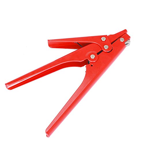 Klemm- und Schneidezange für selbstsichernde Verbindungselemente HS-519 Vollmetall für Bindebänder bis 0,9 cm Breite #18-ZDQ von CHJIEJIE