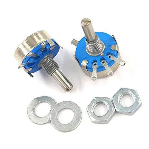 5 stücke WH5-1A 3-terminale 4mm Rundwelle Rotary Taper Potentiometer 470 1k 1,5k 4,7k 10k 22k 47k 100k 220k 470k 1m Ohm-470K ohm von CHJIENJUJIDZ