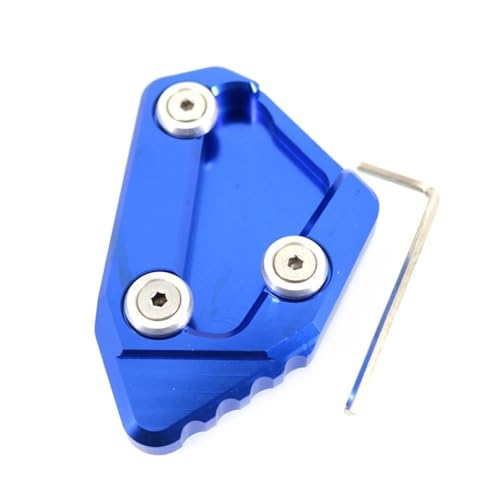 CHLKEAMEE Seitenständer Für SU&ZU&KI GSXR1000 GSX-R1000 GSXR 1000 GSX R1000 2009-2016 Motorrad CNC Kickstand Fuß Seitenständer Verlängerung Stützplatte Pad(Blue-2) von CHLKEAMEE