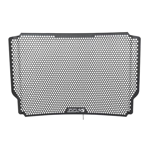 Für S&UZU&KI GSX-S GSXS 950 GSXS950 2019 2020 2021 2022 2023Schwarzer Motorrad-Kühler-Wasserkühler-Kühlergrill-Schutzabdeckungsschutz(Black (GSX-S Logo)) von CHLKEAMEE
