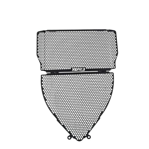 Für Y&ama&ha YZF R3 R6 R7 ABS YZF-R3 YZF-R6 YZF-R7 Motorrad Kühlergrill Schutzfolie Ölkühlerabdeckung Zubehör(YZF R3 2015-2018) von CHLKEAMEE