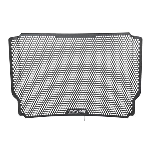Schwarzer Motorrad-Kühler-Wasserkühler-Gitterschutz-Abdeckungsschutz Für S&UZU&KI GSX-S GSXS 950 GSXS950 2019 2020 2021 2022 2023(Black (GSX-S Logo)) von CHLKEAMEE
