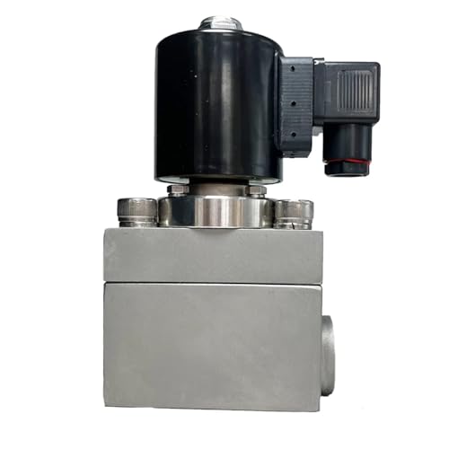 CHLPGKHI 160bar 16MPa 2 Way nitrogen high Pressure Solenoid Valve 1/2 24V Orifice 15mm SS304 DN1 Normally Closed for CO2(Dn15,G-DC48V-NO) von CHLPGKHI