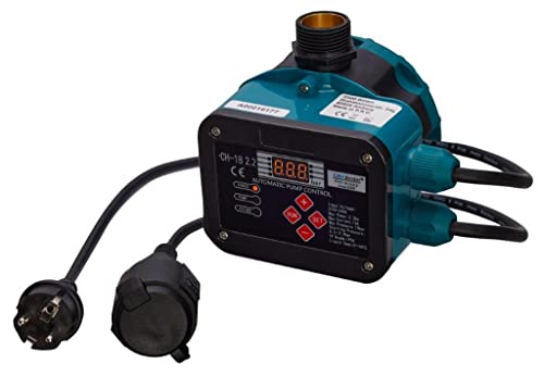 CHM GmbH® Automatische Drucksteuerung mit Trockenlaufschutz Druckschalter Gartenpumpe Einschaltdruck einstellbar von CHM GmbH