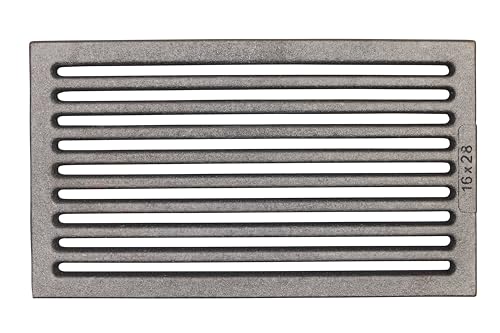 CHM GmbH® Kaminrost 16 x 28 cm Gussrost Ofenrost Ascherost Feuerrost für Kamin von CHM GmbH