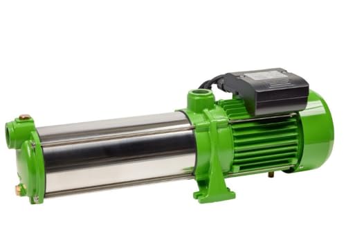 CHM GmbH® Kreiselpumpe 380 Volt Edelstahl 11 Bar Druck 6000 L/h Gartenpumpe 2200 Watt mit Edelstahl Schaufelräder Wasserpumpe von CHM GmbH