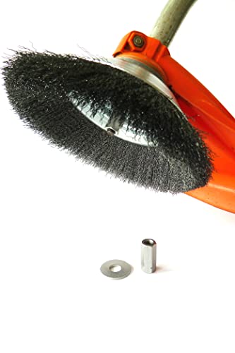 CHM GmbH® Unkrautbürsten passend für STIHL FS 90 Motorsense m. Aufnahme 25,4mm durch Adapter für M10 Gewinde (1, Soft weich) von CHM GmbH