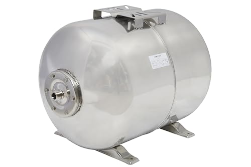 CHM GmbH Drucktank Membrankessel 50 L Edelstahl max. 8 Bar Druck z.B. für Hauswasserwerk Ausdehungsgefäß von CHM GmbH