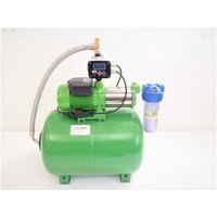 CHM - GmbH Hauswasserwerk 100 l, 2100 Watt 7,8 Bar mit einstellbaren Druckschalter und Trockenlaufschutz von CHM