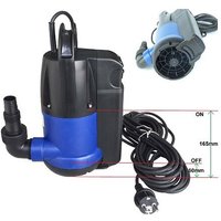 CHM - GmbH Tauchpumpe 750W Flachsaugpumpe integrierter Schwimmer. Poolpumpe von CHM
