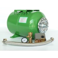 CHM - GmbH®l Membrankessel 24 l Druckkessel Stah mit Druckschalterset 5 teilig von CHM