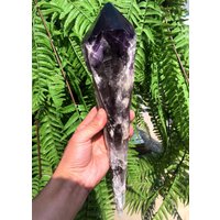 Hohe Qualität Natürliche Amethyst Poliert Punkt/Amethyst Zepter/Lila Kristall Ornamente/Amethyst Stein Dekor/Besondere Geschenk/Energie von CHMineralCollection