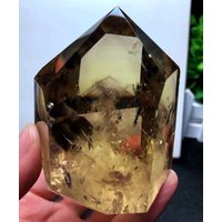 Natürlicher Gelber Citrin Bergkristall/Citrin Turm/Besonderes Geschenk/Heilkristall/Feng Shui/Energiestein von CHMineralCollection