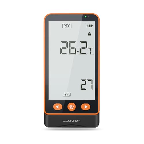 CHNADKS GSP-70S Temperatur-Datenlogger – Hochpräziser Sensor, LCD-Display, USB-Datenexport (PDF/Excel), Alarmfunktion, Wiederaufladbarer Akku, für Kühlkette, Lagerung & Labore (-30°C bis 60°C) von CHNADKS
