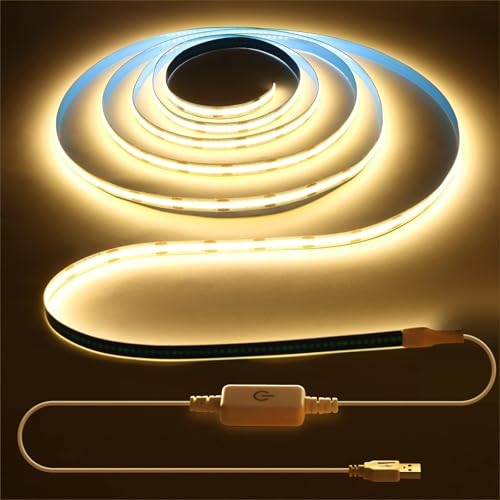 CHNMALITAI 1M Warmweiß COB LED Streifen, 5V USB Dimmable COB LED Strip with Berühren Dimmer For Innen Home Küche Dekoration Beleuchtung CHNMALITAI 1M Warmweiß COB LED Streifen, 5V USB Dimmable COB LED Strip with Berühren Dimmer For Innen Home Küche Dekoration Beleuchtung von CHNMALITAI