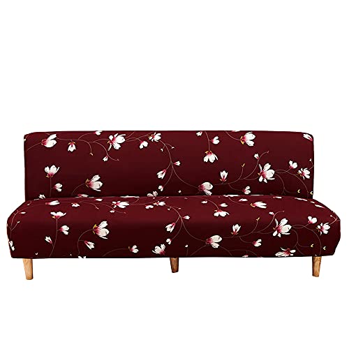 CHNSHOME Sofabezug ohne armlehnen Stretch Armlose sofaüberwurf Sofahusse Ohne Armlehne 2 sitzer Sofa Abdeckung Schlafsofa bezug von CHNSHOME