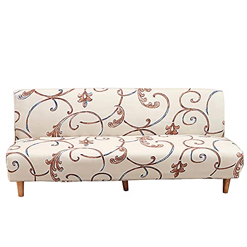 Sofabezug ohne armlehnen Stretch Armlose sofaüberwurf Sofahusse Ohne Armlehne 3 sitzer Sofa Abdeckung Schlafsofa bezug von CHNSHOME