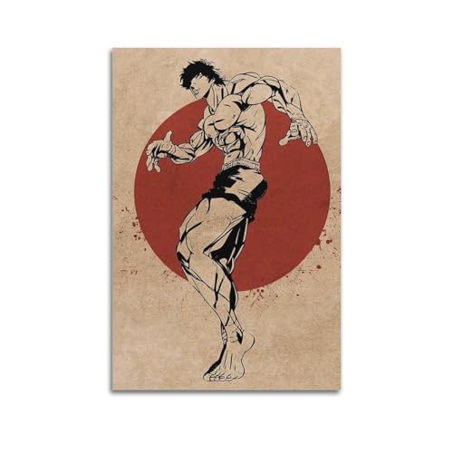 CHNT Baki Hanma Poster, Wandkunst, Leinwandgemälde, Wohnzimmer, Schlafzimmer, Heimdekoration, Büro, Wandposter, Fitnessstudio, Kunstmalerei, 30 x 45 cm CHNT Baki Hanma Poster, Wandkunst, Leinwandgemälde, Wohnzimmer, Schlafzimmer, Heimdekoration, Büro, Wandposter, Fitnessstudio, Kunstmalerei, 30 x 45 cm von CHNT