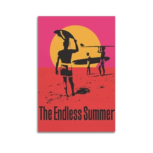 CHNT Endless Summer Poster, Wandkunst, Leinwandgemälde, Wohnzimmer, Schlafzimmer, Heimdekoration, Büro, Wandposter, Fitnessstudio, Kunstmalerei, 60 x 90 cm von CHNT