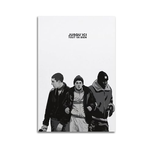 CHNT Filmposter "La Haine" auf Leinwand, Gemälde, Wohnzimmer, Schlafzimmer, Heimdekoration, Büro, Wandposter, Fitnessstudio, Kunstmalerei, 50 x 75 cm CHNT Filmposter "La Haine" auf Leinwand, Gemälde, Wohnzimmer, Schlafzimmer, Heimdekoration, Büro, Wandposter, Fitnessstudio, Kunstmalerei, 50 x 75 cm von CHNT