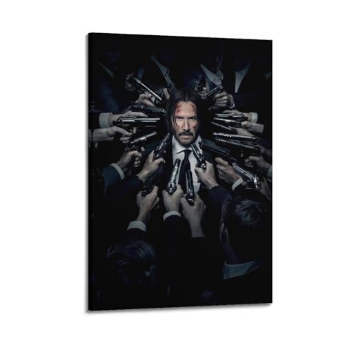 CHNT John Wick Poster, Wandkunst, Leinwandgemälde, Wohnzimmer, Schlafzimmer, Heimdekoration, Büro, Wandposter, Fitnessstudio, Kunstmalerei, 30 x 45 cm CHNT John Wick Poster, Wandkunst, Leinwandgemälde, Wohnzimmer, Schlafzimmer, Heimdekoration, Büro, Wandposter, Fitnessstudio, Kunstmalerei, 30 x 45 cm von CHNT
