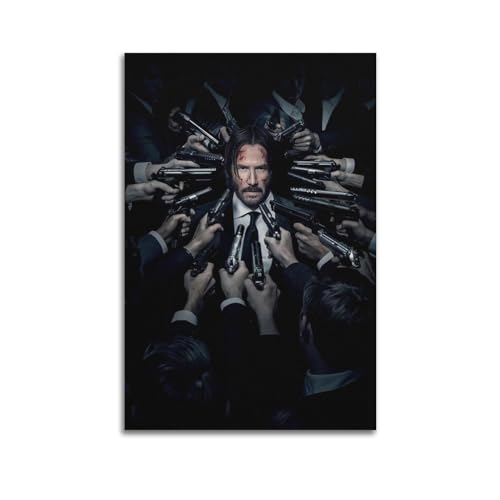 CHNT John Wick Poster, Wandkunst, Leinwandgemälde, Wohnzimmer, Schlafzimmer, Heimdekoration, Büro, Wandposter, Fitnessstudio, Kunstmalerei, 40 x 60 cm CHNT John Wick Poster, Wandkunst, Leinwandgemälde, Wohnzimmer, Schlafzimmer, Heimdekoration, Büro, Wandposter, Fitnessstudio, Kunstmalerei, 40 x 60 cm von CHNT