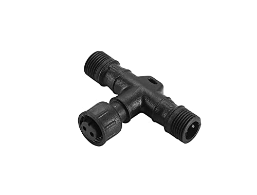 CHNXU 2Pin T-Verbindungsstück Wasserdicht IP67 Warmes Weiß, Kaltes Weiß, Blau Single Farbe LED Bodeneinbaustrahler von CHNXU
