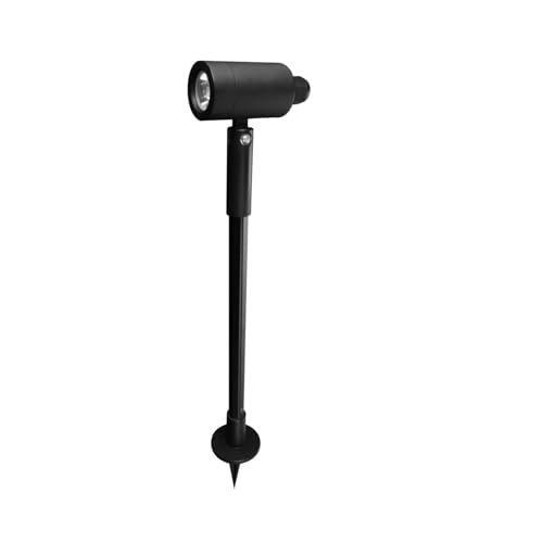 CHNXU 1 Stück LED Gartenbeleuchtung 3W Gartenleuchte IP67 Wasserdicht Kaltes Weiß 6500K 180LM Höhenverstellbar Gartenlampe Gartenstrahler für Außen Baum, Wiese, Garten, Rasen, Hof von CHNXU