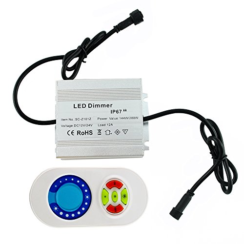 CHNXU LED Leuchte Wasserdicht IP67 Dimmer Switch für DC 12V Warmweiß/Kaltes Weiß/Blau LED Einbaustrahler Außenlampe Treppen Einbauleuchten CHNXU LED Leuchte Wasserdicht IP67 Dimmer Switch für DC 12V Warmweiß/Kaltes Weiß/Blau LED Einbaustrahler Außenlampe Treppen Einbauleuchten von CHNXU