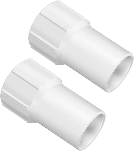 2 Stück Poolschlauch Adapter, Pool Schlauchverbinder, Schlauchadapter Pool Schlauch Anschluss, Pool Schlauchanschluss, Weiß Pool Schlauch Verbindungsstück für Ø 38 mm Schwimmbadschlauch 2 Stück Poolschlauch Adapter, Pool Schlauchverbinder, Schlauchadapter Pool Schlauch Anschluss, Pool Schlauchanschluss, Weiß Pool Schlauch Verbindungsstück für Ø 38 mm Schwimmbadschlauch von CHONGQILAO