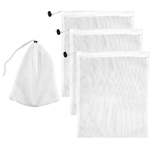 4 Stück Weiß Pool Filterbeutel, Reinigung Netzbeutel für Pool, Auffangbeutel Ersatz Netz Pool-Reinigungsbeutel für Poolsauger, Poolreiniger Beutel Poolsauger Filtersack für Pools, Aquarien, Teiche 4 Stück Weiß Pool Filterbeutel, Reinigung Netzbeutel für Pool, Auffangbeutel Ersatz Netz Pool-Reinigungsbeutel für Poolsauger, Poolreiniger Beutel Poolsauger Filtersack für Pools, Aquarien, Teiche von CHONGQILAO