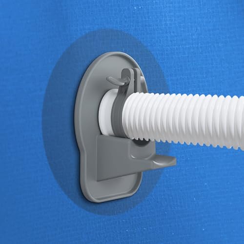 Schlauchhalter Pool Halterung, Pool Schlauchhalter Knickschutz, 2 Stück Pool Schlauchhalterung, Schwimmbad Rohrhalterung, Schlauch Halterung Pool Zubehör, für Anschluss Intex und Bestway Pool Schlauch von CHONGQILAO