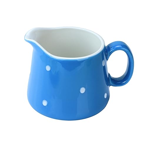 Choold Polka Dot en céramique Pot à lait avec poignée Pichet à lait, café/servir Pichet à lait/sauce Pichet/Carafe pour 241 gram de cuisine 3.3in bleu Choold Polka Dot en céramique Pot à lait avec poignée Pichet à lait, café/servir Pichet à lait/sauce Pichet/Carafe pour 241 gram de cuisine 3.3in bleu von CHOOLD