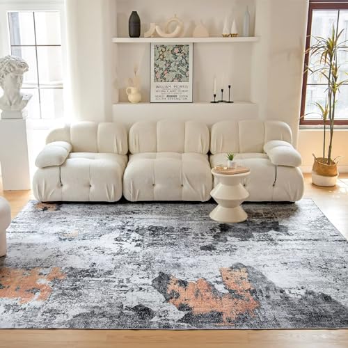 CHOSHOME Waschbarer Teppich Wohnzimmer Kurzflor Abstrakt Chic Tintenspritzer Teppich Schlafzimmer rutschfest Balkon Teppich Kunstwolle fur In und Outdoor Teppich Moderner Weicher Schwarz 160x230CM CHOSHOME Waschbarer Teppich Wohnzimmer Kurzflor Abstrakt Chic Tintenspritzer Teppich Schlafzimmer rutschfest Balkon Teppich Kunstwolle fur In und Outdoor Teppich Moderner Weicher Schwarz 160x230CM von CHOSHOME