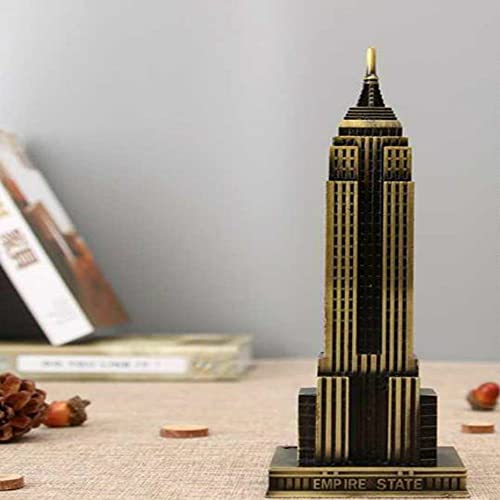 CHOUDOUFU Statue Skulptur Deko Antike Bronze American Empire State Building Modell Metallfigur Weltberühmte Wahrzeichen Architektur Souvenir Geschenk Home Decor von CHOUDOUFU