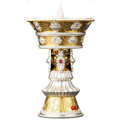 Buddhistische Lichter, 110 V 220 V 1 stück 7,8 zoll LED Tibetischen Buddha Butter Lampe Leuchter Licht Buddhistische Lichter, 110 V 220 V 1 stück 7,8 zoll LED Tibetischen Buddha Butter Lampe Leuchter Licht von CHOUXUANGA