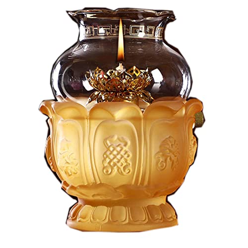 Buddhistische Lichter, 13cm Buddhismus Öllampe Buddha Lampe Acht AuspicioPattern Opferlampen Butterlampe 1St Buddhistische Lichter, 13cm Buddhismus Öllampe Buddha Lampe Acht AuspicioPattern Opferlampen Butterlampe 1St von CHOUXUANGA